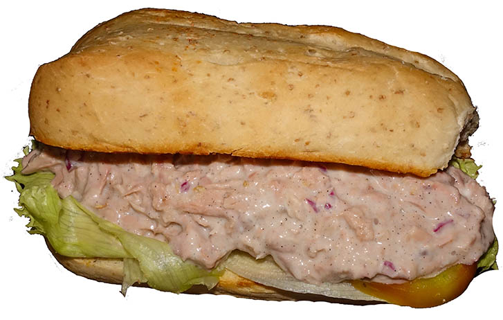 Tuna sandwich blue abyss restaurant